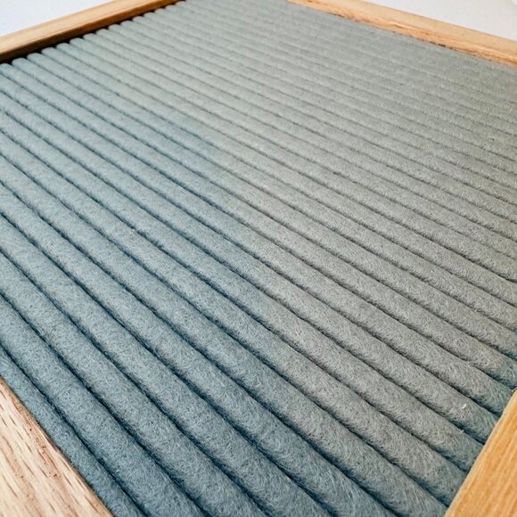 Gray Felt Letter Board Changeable Message Board Oak frame wall or tabletop - Picture 8 of 16